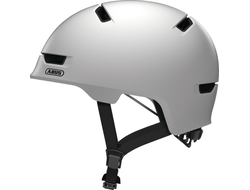 Шлем велосипедный ABUS Scraper 3.0 с регулировкой, Lifestyle, 8 отверстий, 450 гр, белый