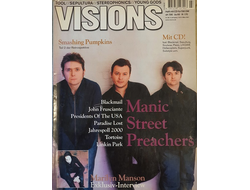 Visions Magazine March 2001 Manic Street Preachers Иностранные музыкальные журналы, Intpressshop