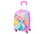 Детский чемодан на 4 колесах Принцессы Дисней / Disney Princess (Пять 5 принцесс)