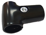 Соединитель Т-образный двух труб, диаметр 25 мм, не регилуриемый, цвет черный