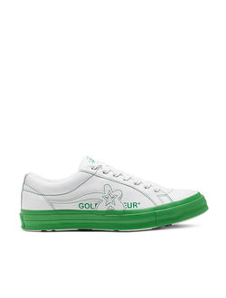 Кеды Converse X Golf Le Fleur Colorblock One Star зеленые низкие