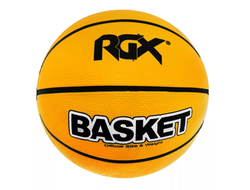Мяч баскетбольный "Альфа Каприз" RGX-BB-09 Black/Yellow Sz7