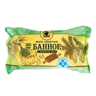 Мыло туалетное 200 г, &quot;Банное&quot;, (Меридиан) 604053