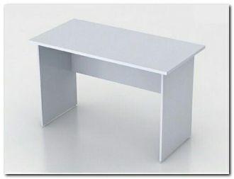 Письменный стол для персонала, размеры 1200х600х760мм, серый А-002.60