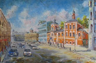 Картина Церковь Николая Чудотворца в Клённиках Круглова Светлана