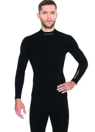Комплект термобелья мужской Brubeck Wool Merino черный