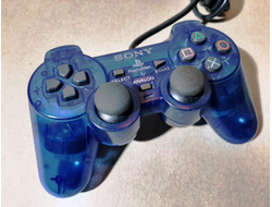 №004 "Ocean Blue" Оригинальный SONY Контроллер для PlayStation 2 PS2 DualShock 2