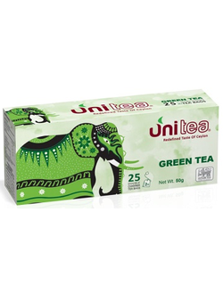 Чай Unitea зелёный классический, 25 шт. х 2 г