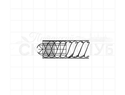 Штампы  с чертежом простого переплетения