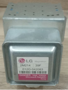 Магнетрон для СВЧ печи LG 900 Вт OM75S, 2М214-39F