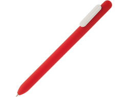арт 6969.65 Ручка шариковая Swiper Soft Touch, красная с белым