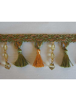 Кисти и стеклярусные подвески на тесьме, отделанной сутажем. Опт/розница Воронеж