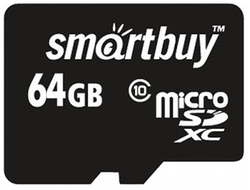 Карта памяти MicroSD 64Gb 10Class