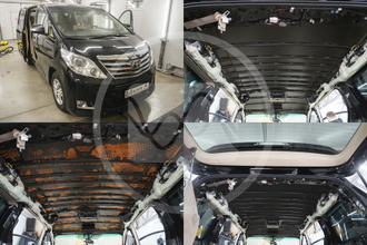 Шумоизоляция Toyota Alphard