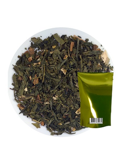 Чай "Заварилла" с добавками зелёный Мохито, 100 гр., дой-пак