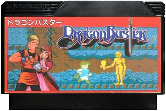 Dragon buster, Игра для Денди, Famicom Nintendo, made in Japan.