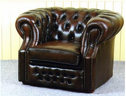 Кожаное кресло Chesterfield