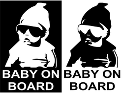 Наклейка Ребенок в машине (Baby on board)
