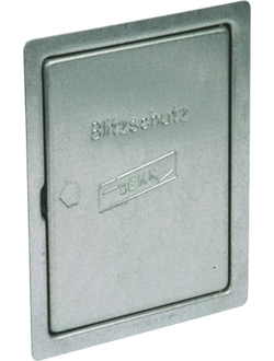 476100 Инспекционная дверца для монтажа под штукатурку, с захватами St/tZn  230x180 мм