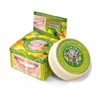 Binturong Зубная паста с экстрактом Ананаса, 33 гр. Pineapple Thai Herbal Toothpaste. 437001