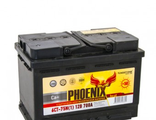 Аккумулятор автомобильный &quot;Phoenix&quot; 6CT-75 обратной полярности &quot;- +&quot; 242х175х190 - 590A