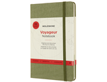 Блокнот Moleskine Voyageur (11,8 x 18,2 см), зелёный