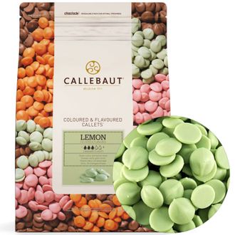 Шоколад со вкусом Лимона Callebaut, 27,5% какао, каллеты. 100г