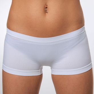 Бесшовные трусики -шортики "Singwear No.66041-1" белый р:44-48