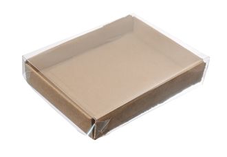 Коробка 140*105*25 мм, для пряников и конфет с прозрачной крышкой