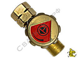 Вентиль машинный для регулирования подачи горючего газа Messer G3/8 LH - G3/8 LH 71800502