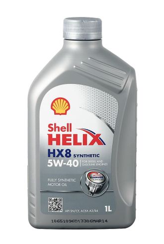 Моторное масло Shell Helix HX8 Synthetic 5W40 синтетическое 1 л.