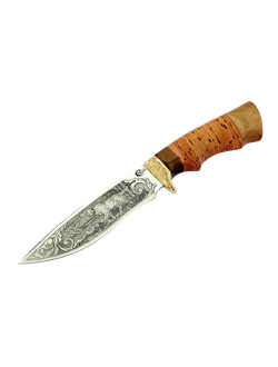 Нож "Галеон" 65x13 (Гравировка)