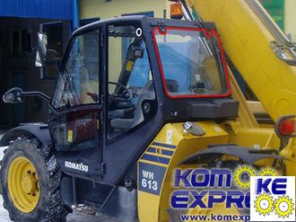 395-56-11750 Стекло заднее KOMATSU WH609  WH613  WH716