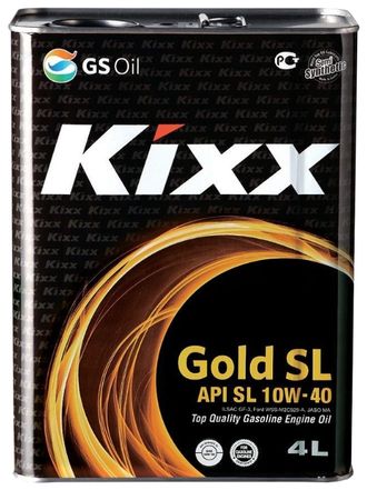 Масло моторное Kixx Gold SL 10W-40 (G SL/CF 10W-40) 4L полусинтетическое