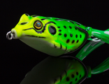 Воблер ThunderFrog Fishing (лягушка) 6гр, 5,5см, желтая голова, зеленое тело