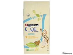 Cat Chow Kitten Кэт Чау корм для котят - курица, 0,4 кг