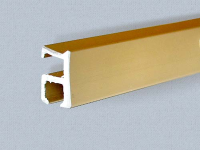 Профиль алюминиевый 012, квадратный для легких штор