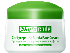 Крем для лица с кордицепсом и шалфеем PHYTO CODE, 50 г. /Код: 15203