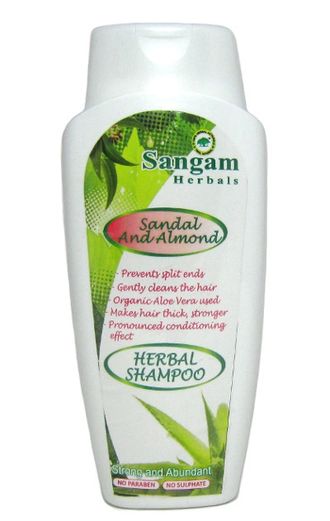 Шампунь "Сандал и Миндаль" (Sandal and Almond) Sangam Herbals, 200 мл