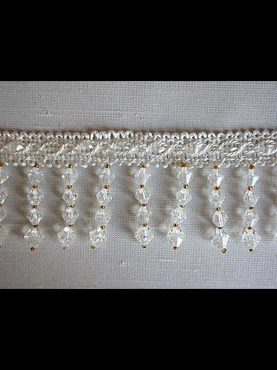 Арт. 535553. Тесьма со стеклярусными подвесками для декорирования портьер и домашнего текстиля