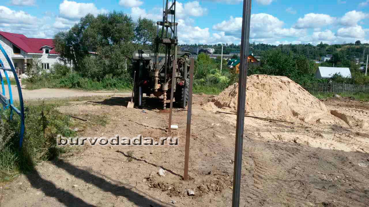 Бурение под фундамент, сваи, забор