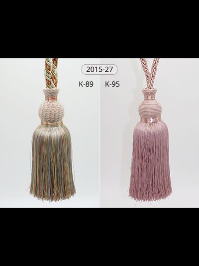 Арт. 2015-27 NEW. Небольшая кисть для портьер мелким оптом, 66 см