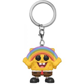 Брелок Funko Pocket POP! Keychain: SpongeBob: SpongeBob w/Rainbow (Exc)