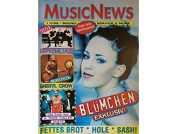 Music News Magazine October 1998 Blumchen,Depeche Mode Иностранные музыкальные журналы, Intpressshop