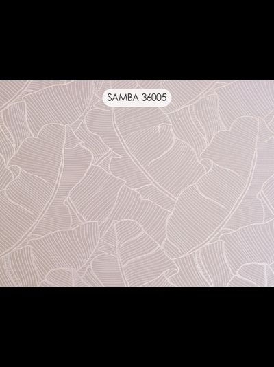 Samba, вискозная портьера с тропической темой узора