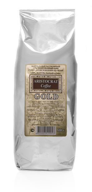 Кофе сублимированный ARISTOCRAT «GOLD» 500 гр