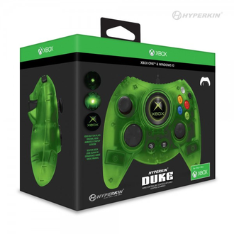 "Duke" USB контроллер для  Xbox One и Windows 10 PC (зеленый) - Hyperkin