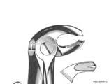Щипцы №23 для удаления правых моляров нижней челюсти Sammar