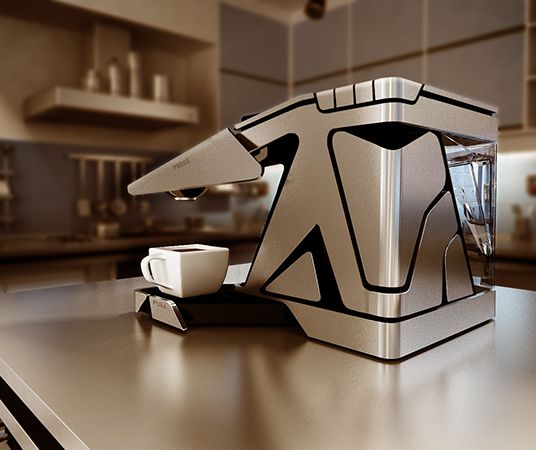 Концепт ELECTRIC COFFEE MAKER Alexander Yakushin фото: behance.net