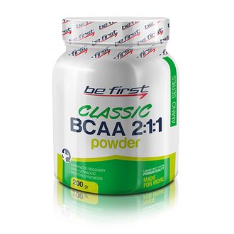 (Be First) BCAA 2:1:1 Classic Powder - (200 гр) - (малина)